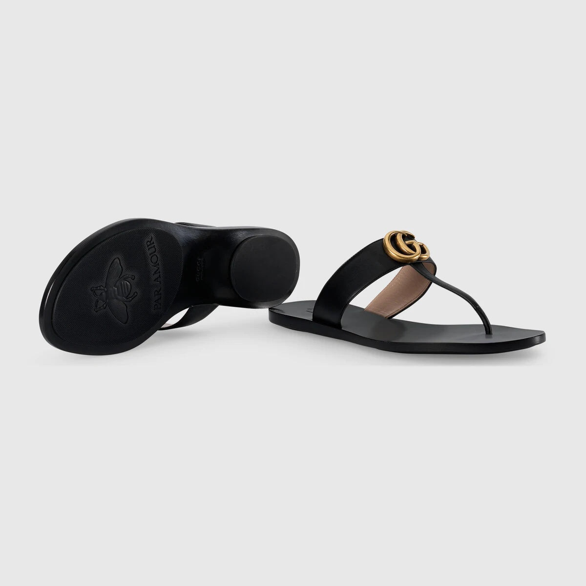 Gucci Double G Thong Sandals