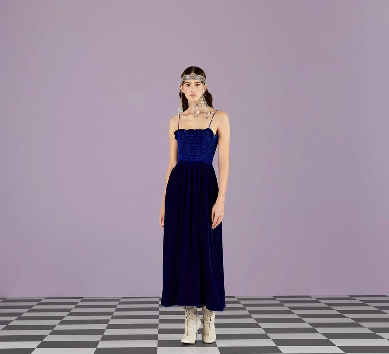 Gucci Long Velvet Dress