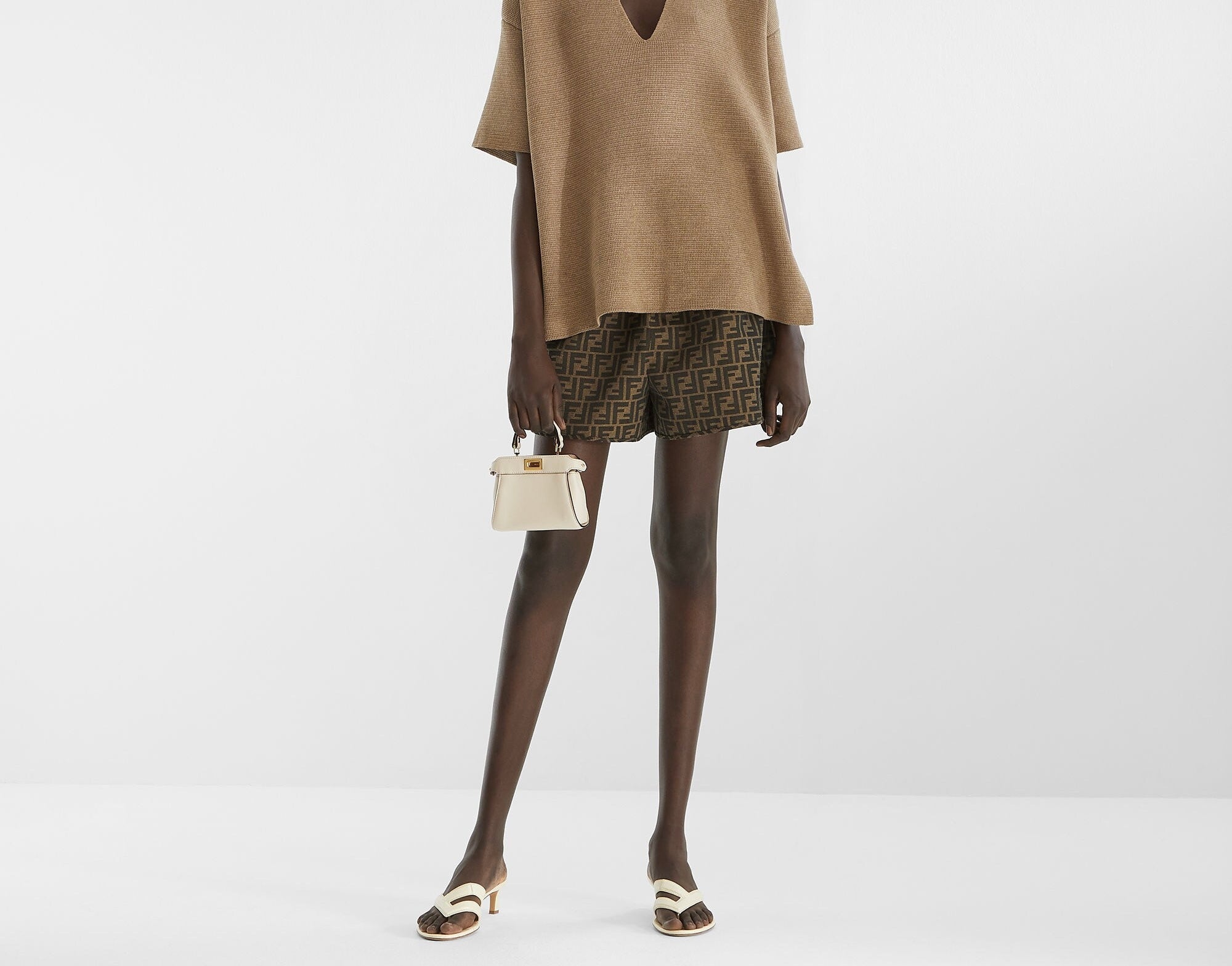 Fendi Fling Thong Sandals