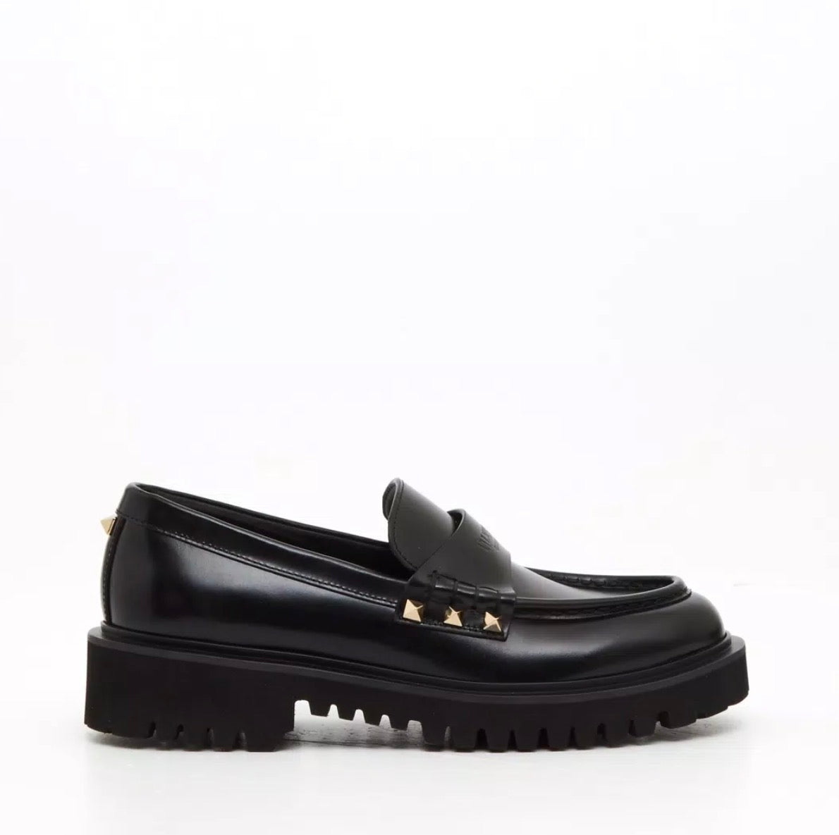 Valentino Rockstud Calfskin Loafer