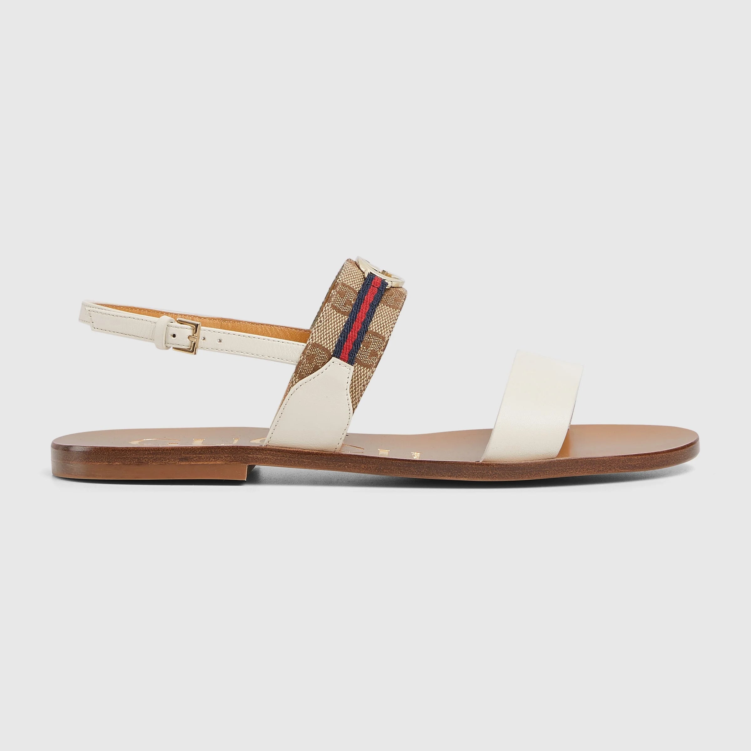 Gucci Interlocking G Web Sandals