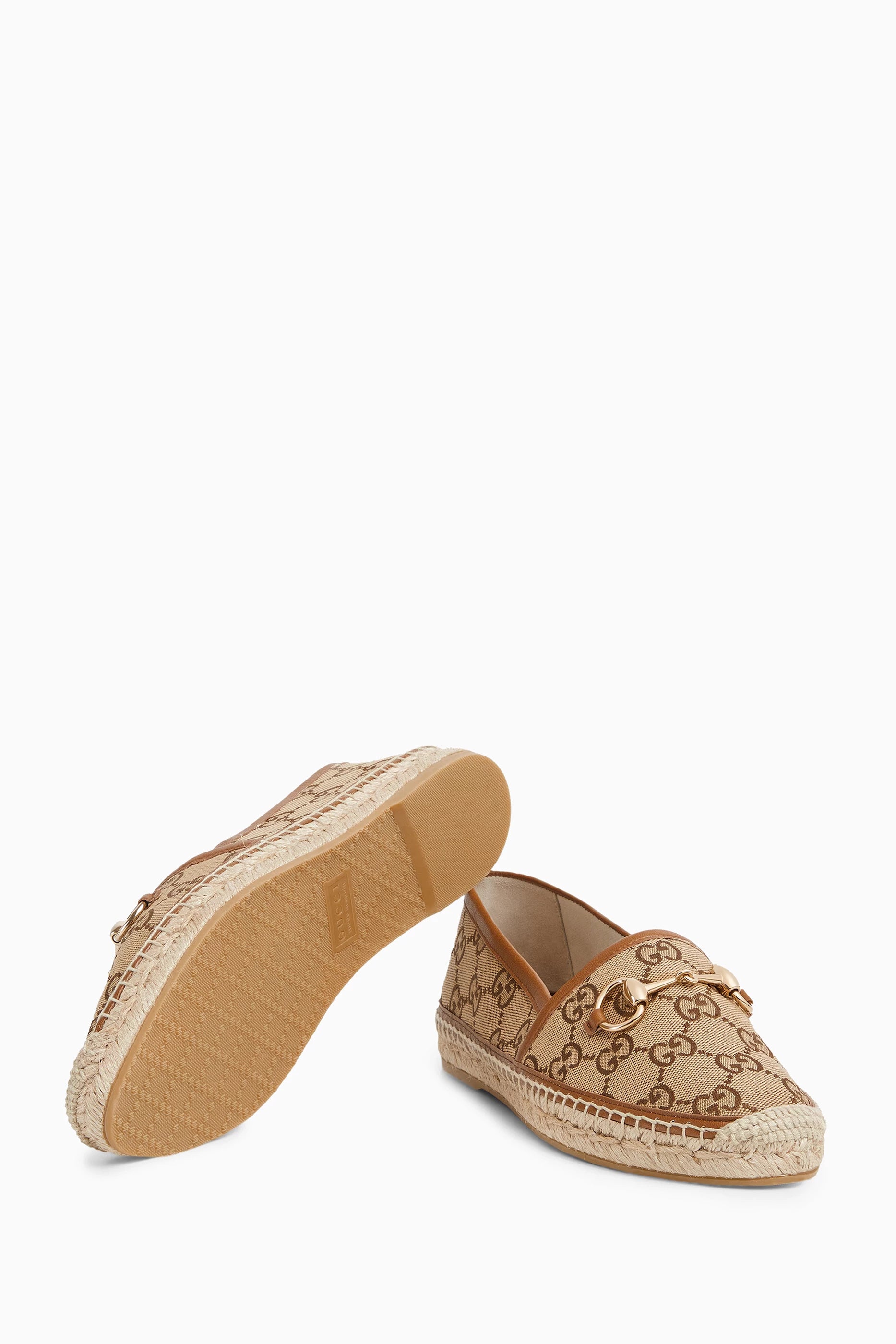 Gucci Horsebit GG Espadrilles