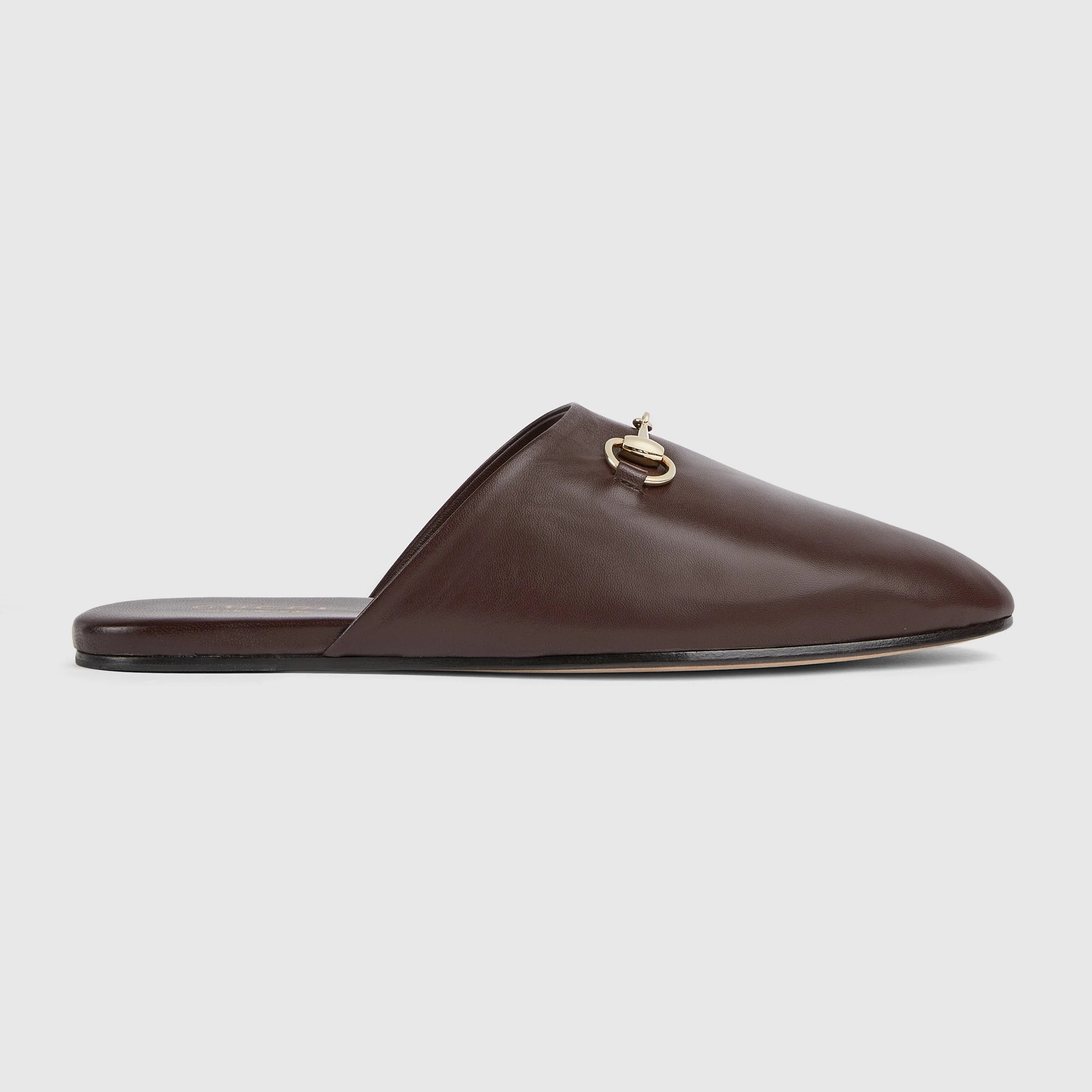 Gucci Horsebit Leather Mules