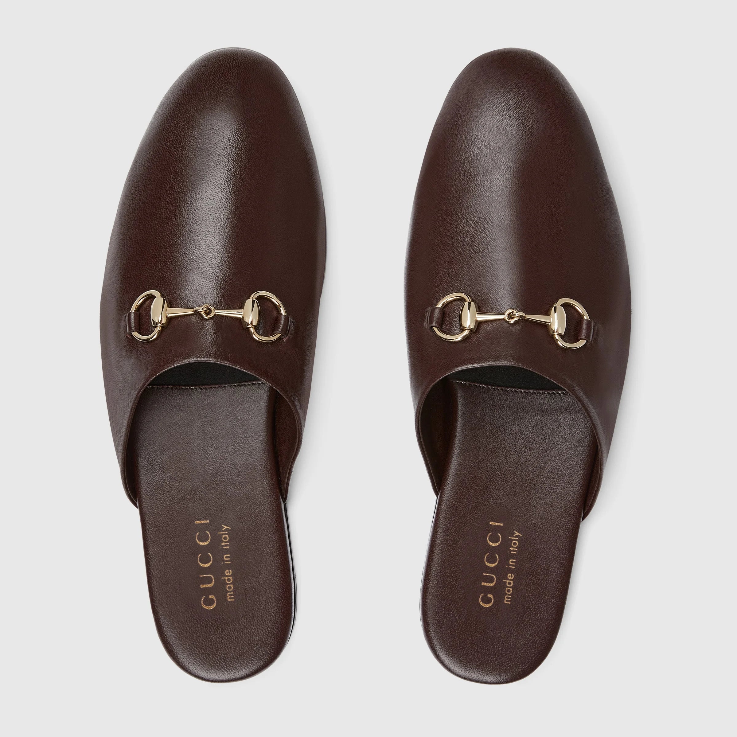 Gucci Horsebit Leather Mules