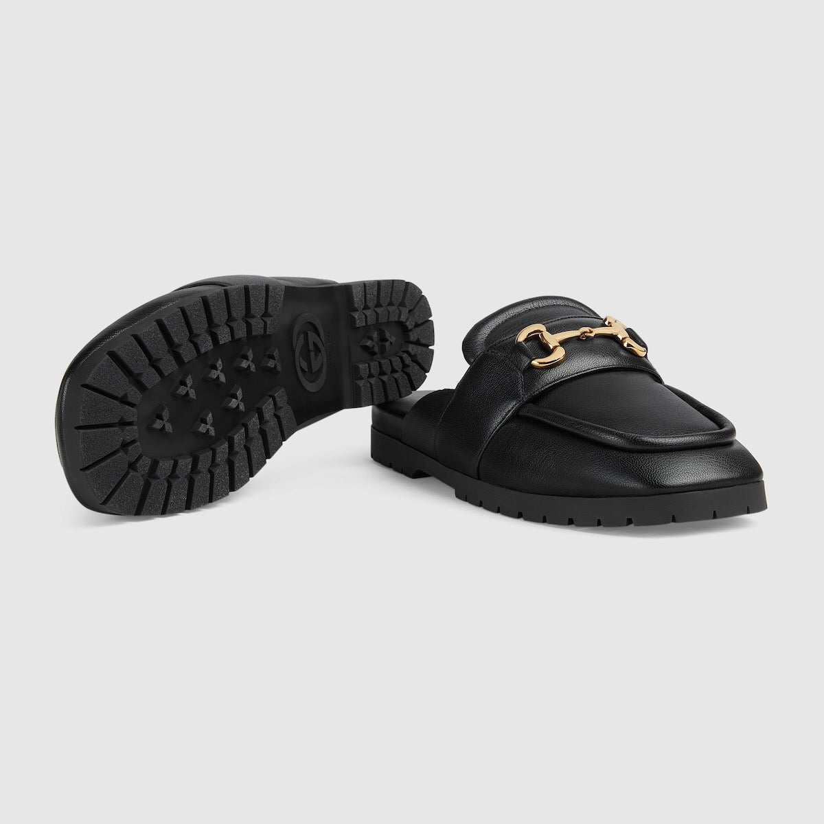 Gucci Horsebit Leather Mules