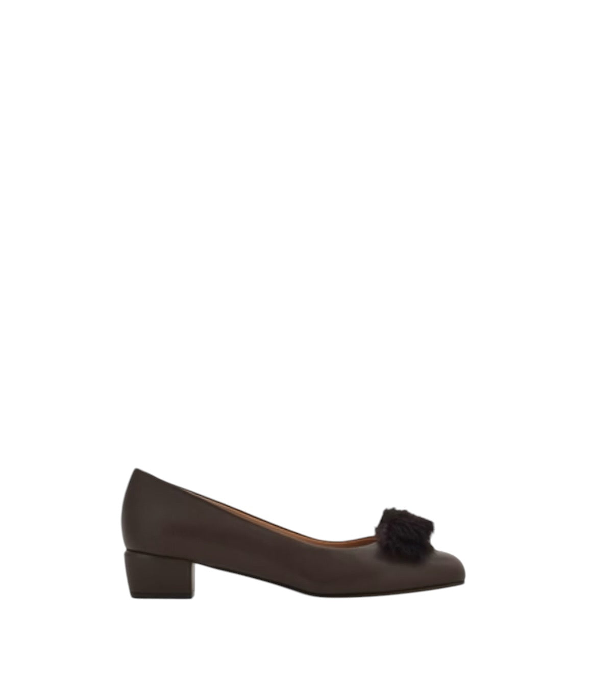 Ferragamo Vara Block Heel Pump