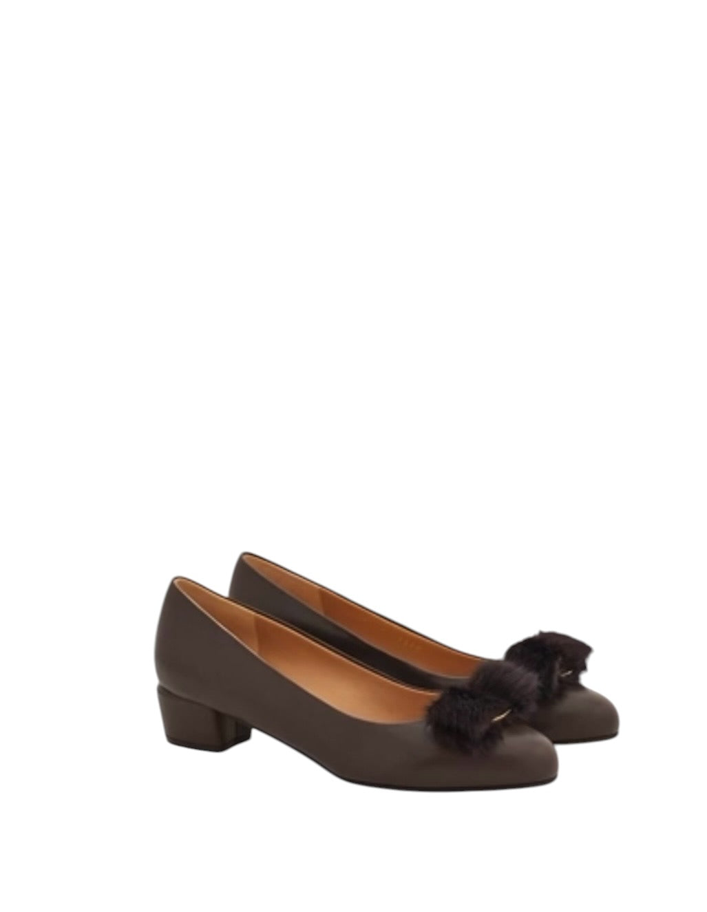 Ferragamo Vara Block Heel Pump