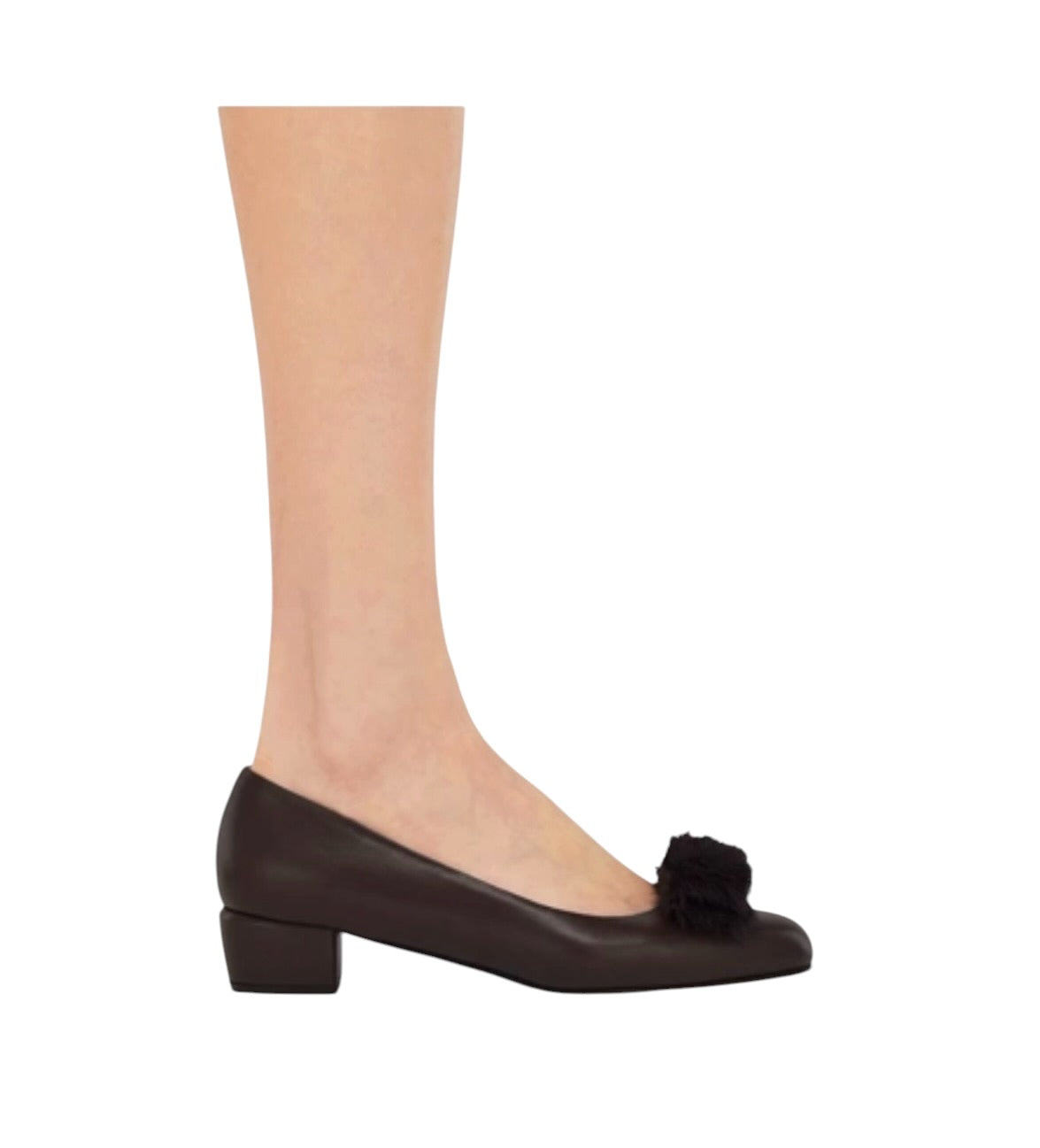 Ferragamo Vara Block Heel Pump