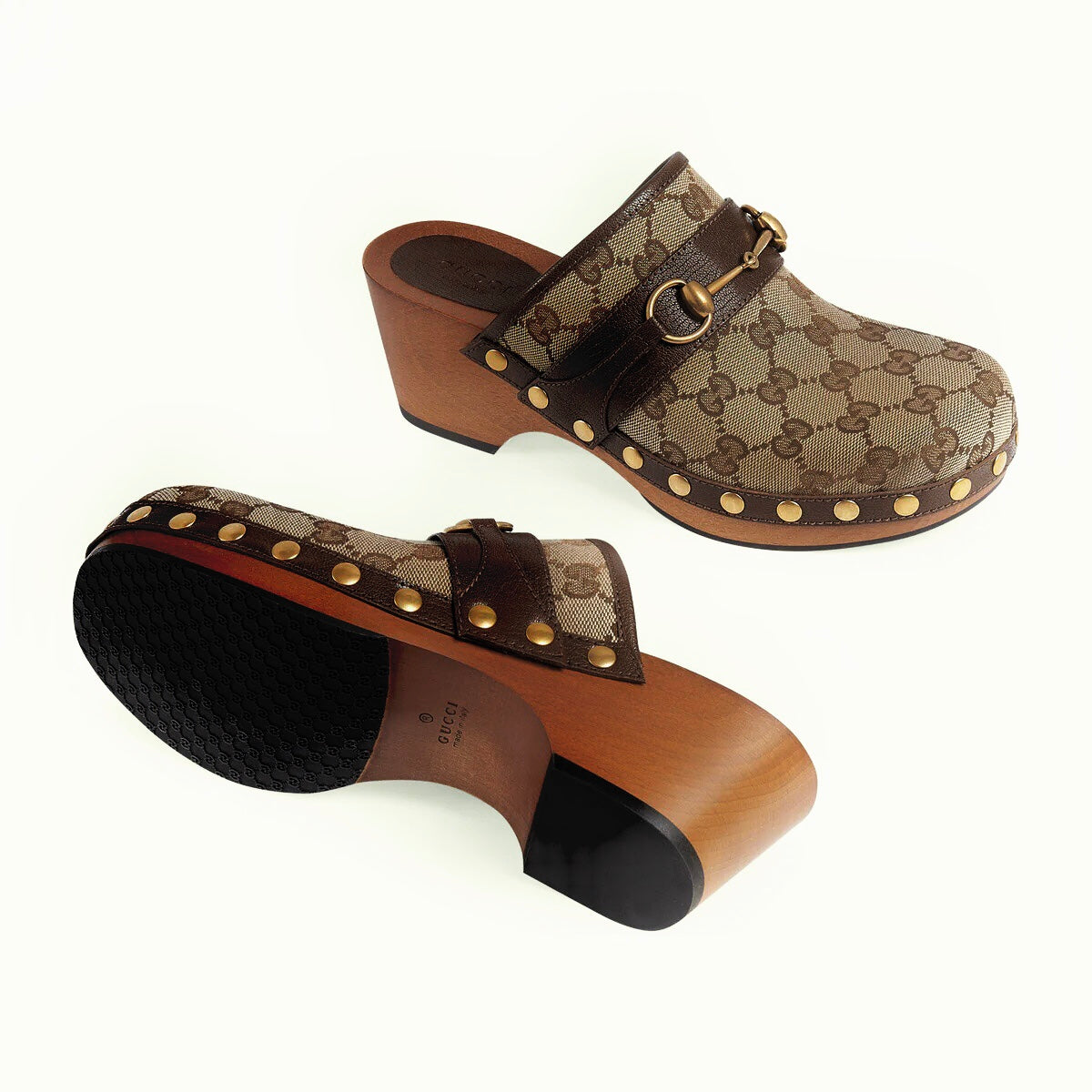 Gucci Horsebit GG Clogs