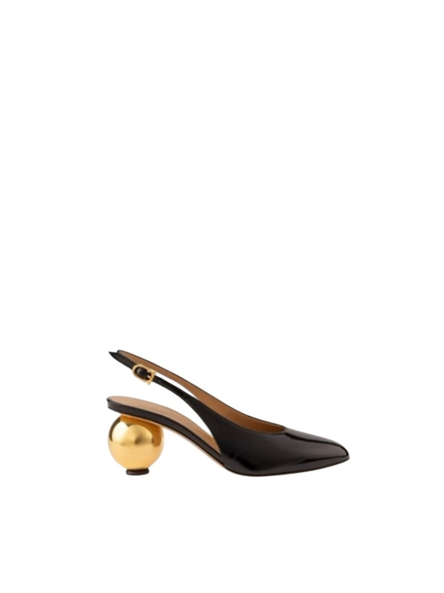 Ferragamo Spherical Heel Slingback Pump
