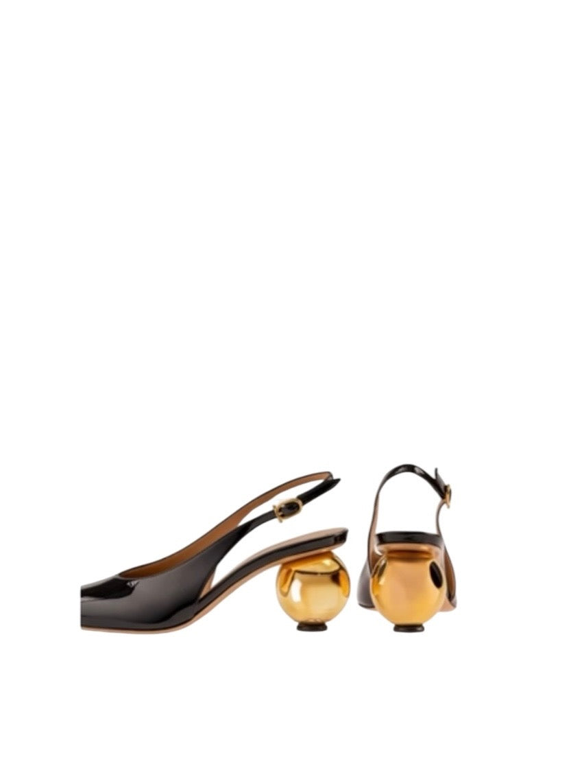 Ferragamo Spherical Heel Slingback Pump