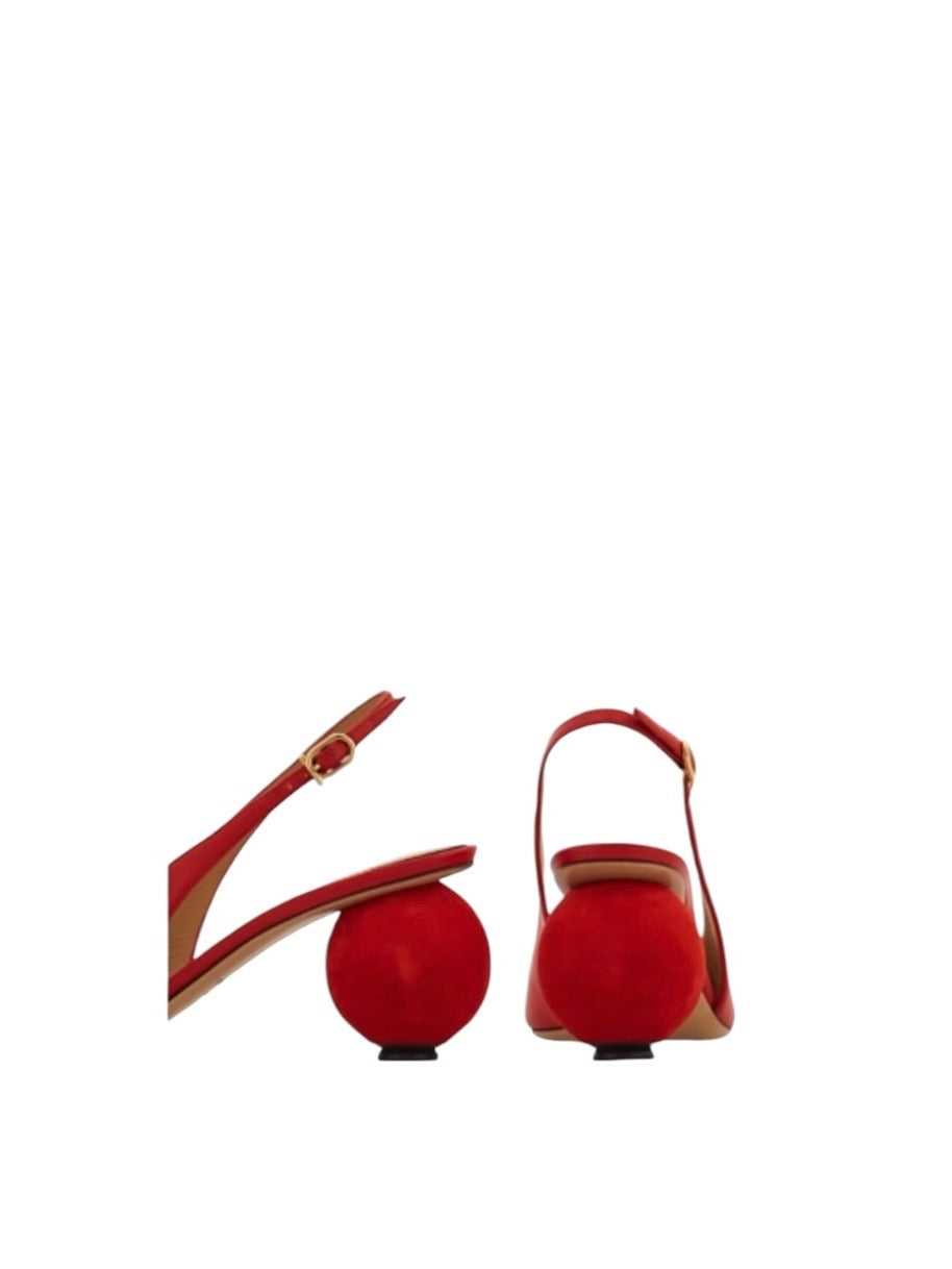 Ferragamo Spherical Heel Slingback Pump