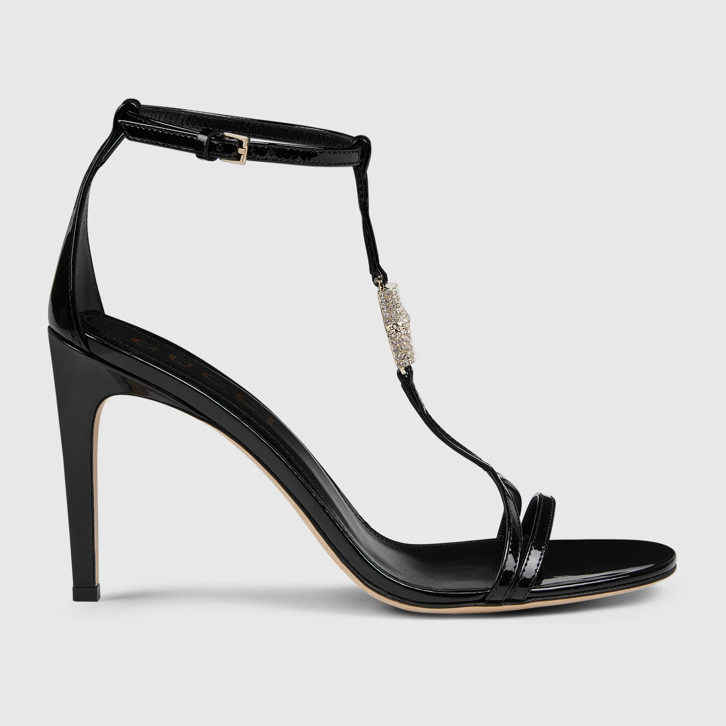 Gucci Bamboo Crystal Sandals