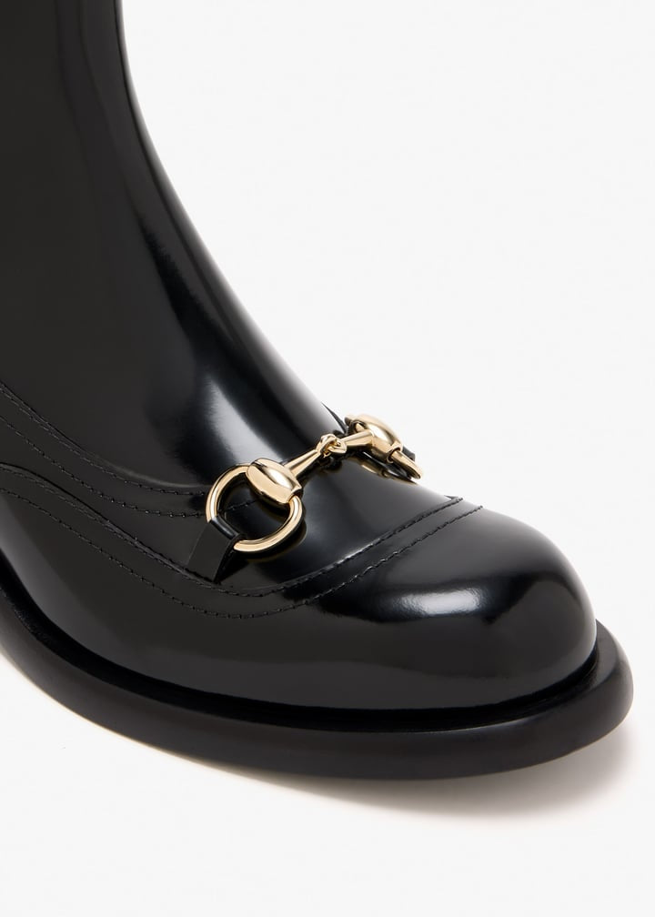 Gucci Horsebit Patent Boots