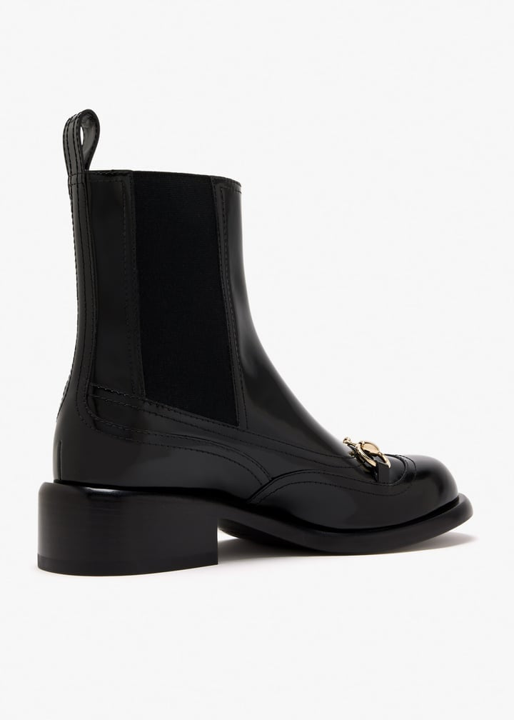 Gucci Horsebit Patent Boots