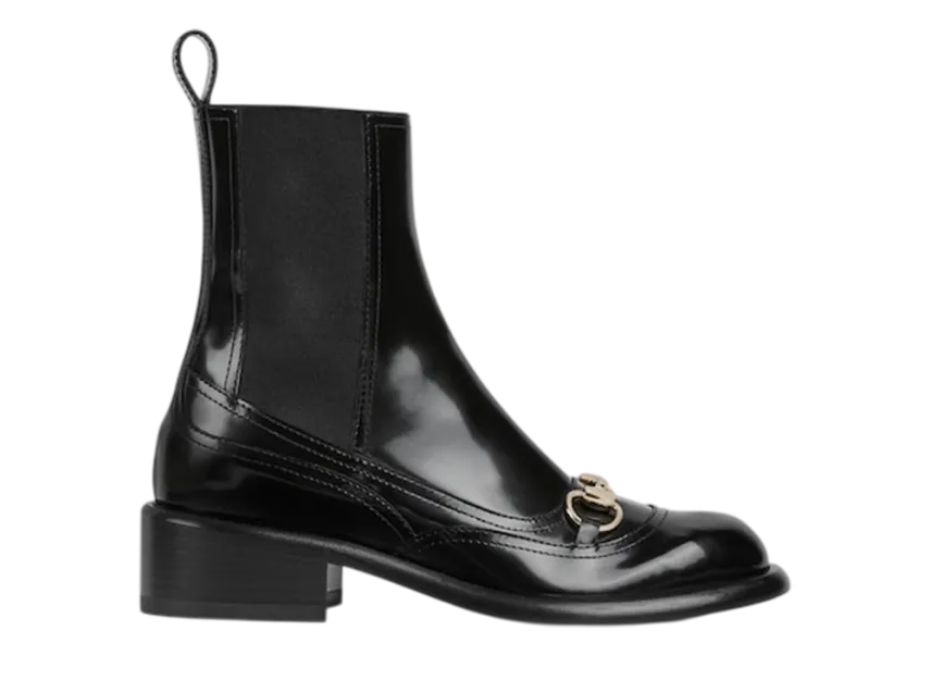 Gucci Horsebit Patent Boots