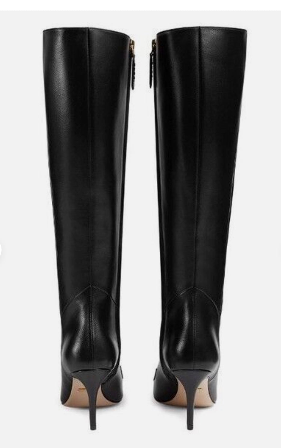 Gucci Zumi Interlocking G Leather Knee Boots