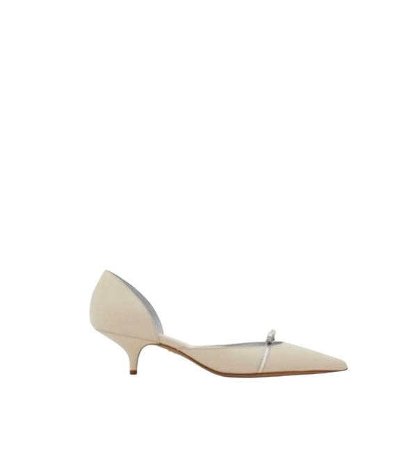 Ferragamo Bridal Mini Bow Pump