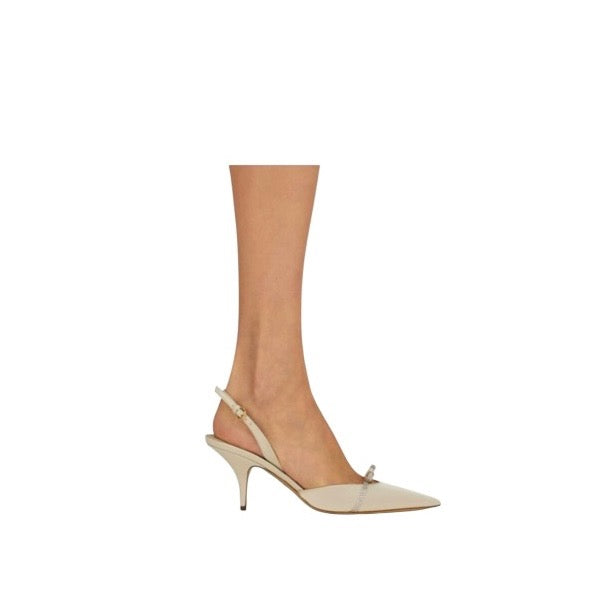 Ferragamo Bridal Mini Bow Pump