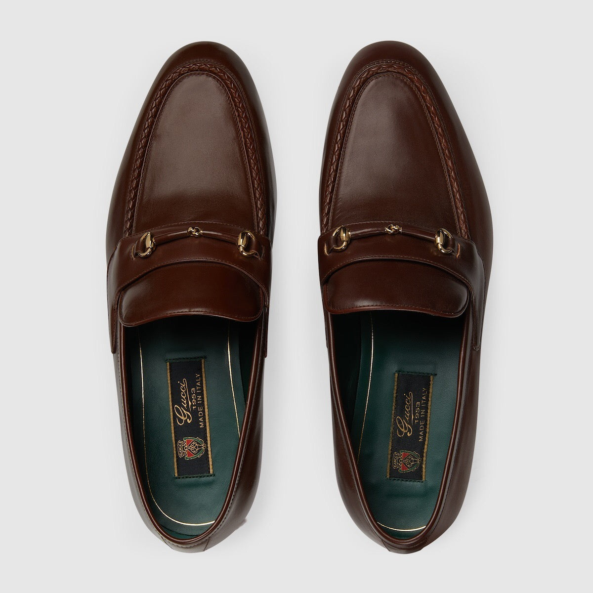 Gucci Covered Horsebit leather Loafers