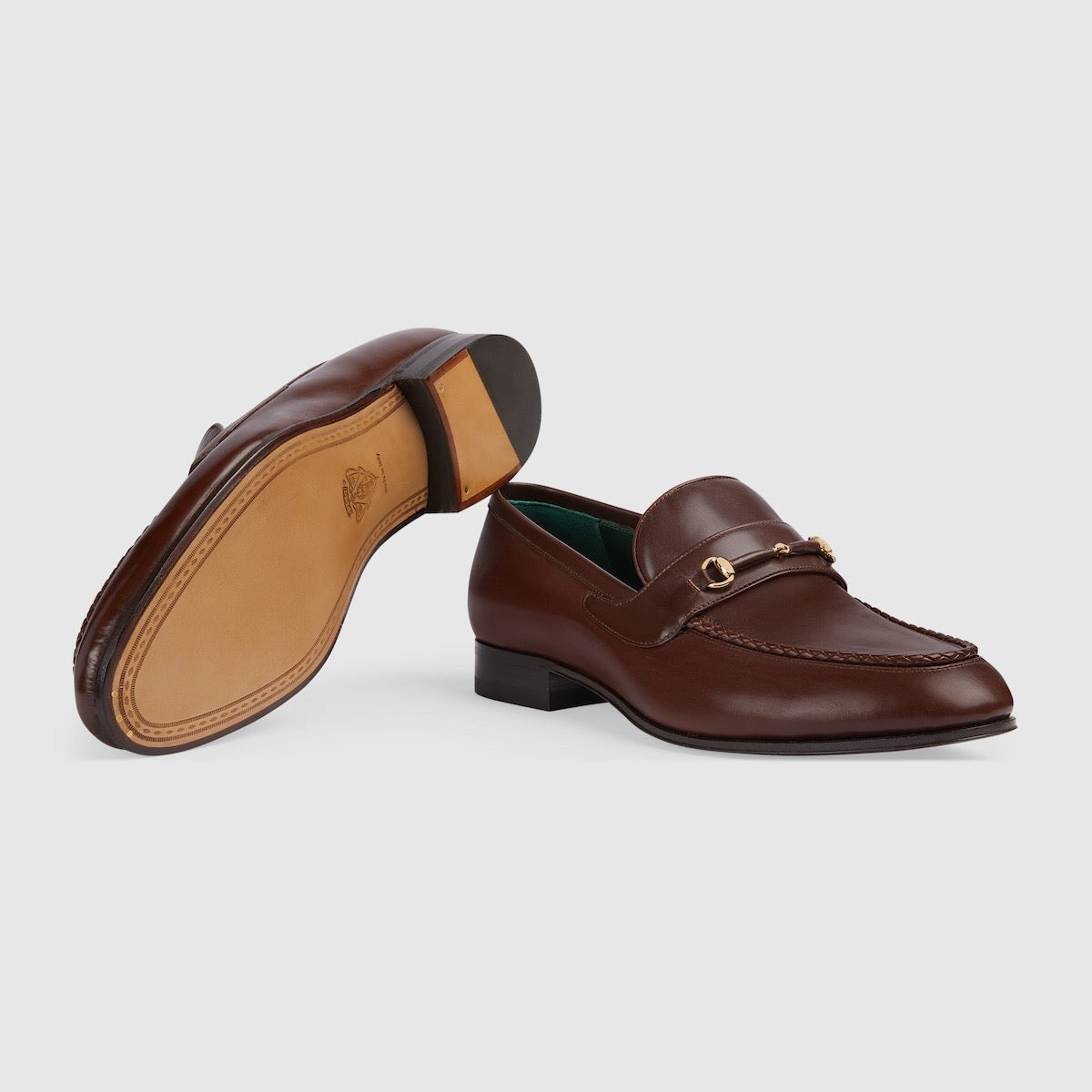 Gucci Covered Horsebit leather Loafers