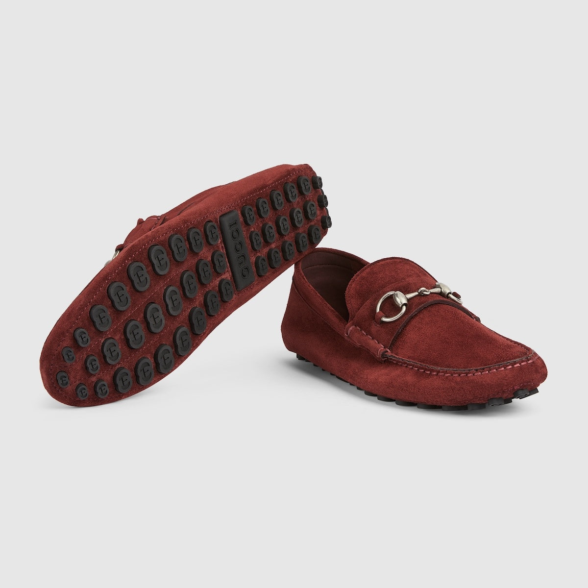 Gucci Horsebit Suede Drivers