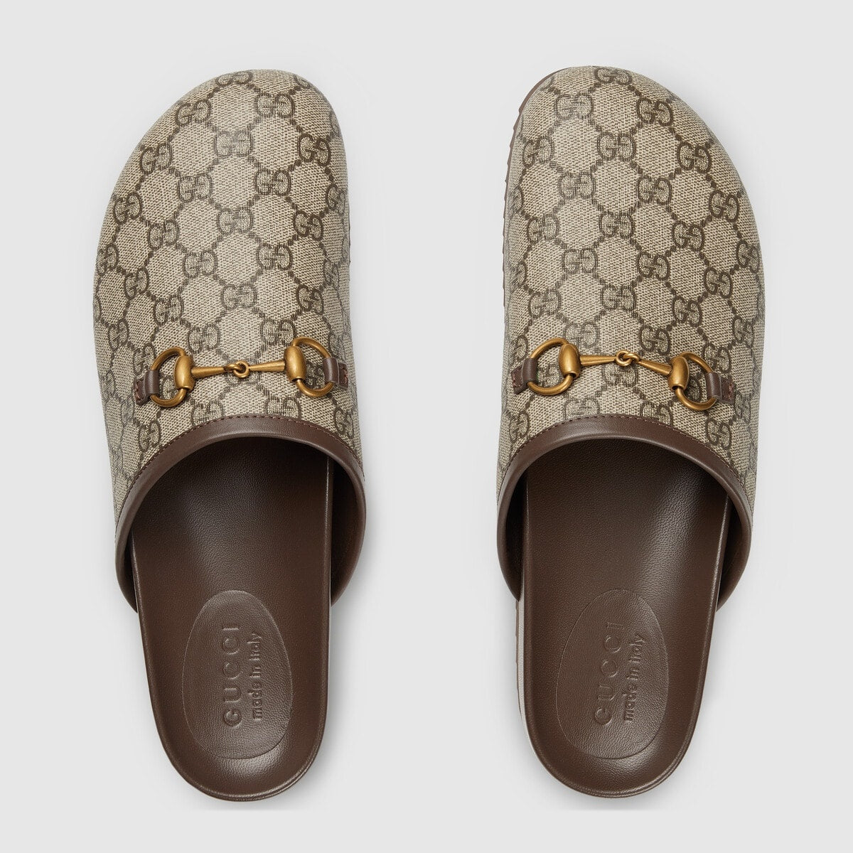 Gucci Horsebit GG Slippers