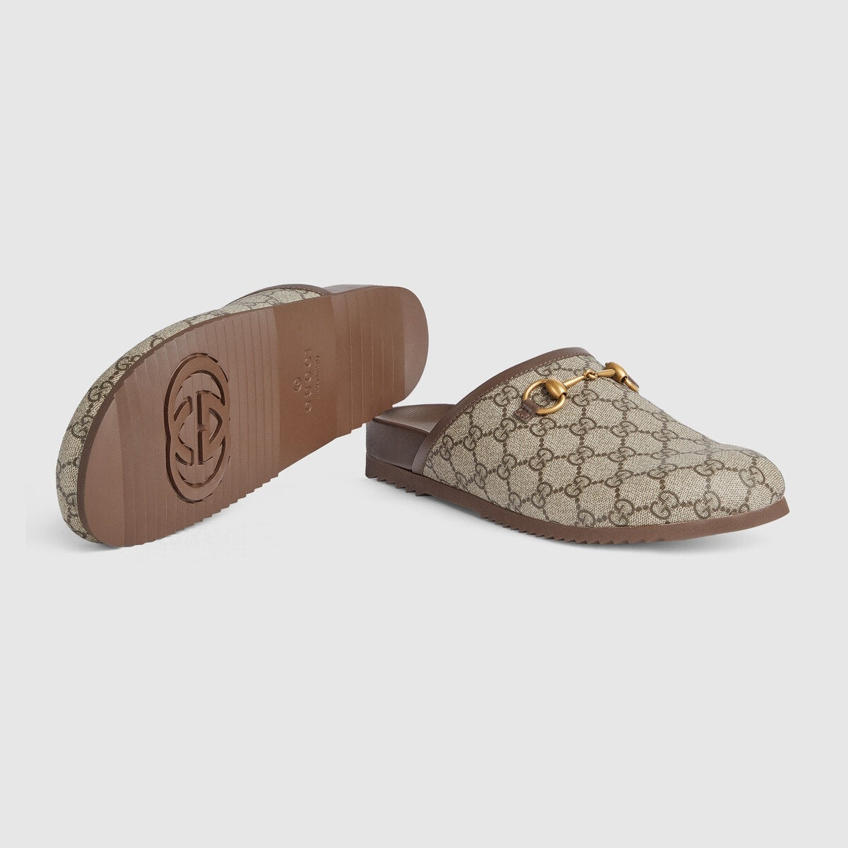 Gucci Horsebit GG Slippers