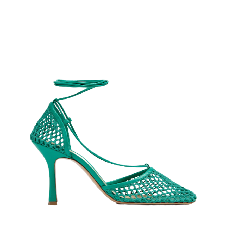 Bottega Veneta Stretch Lace Up Sandals