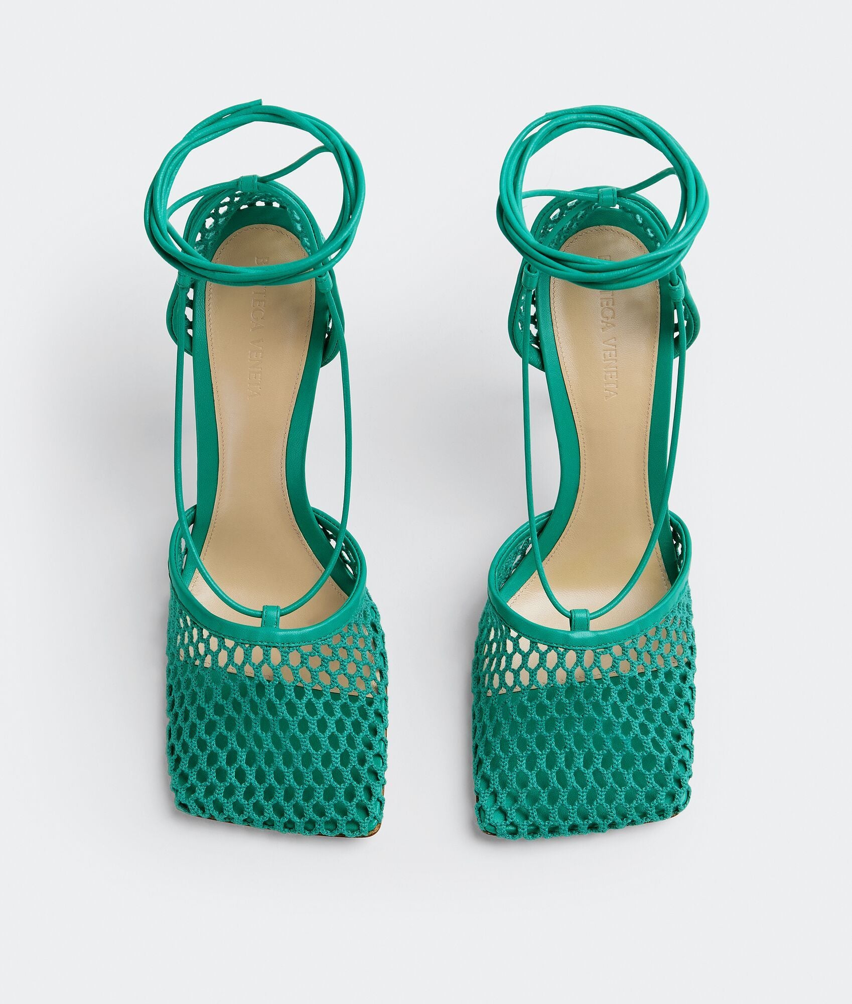 Bottega Veneta Stretch Lace Up Sandals