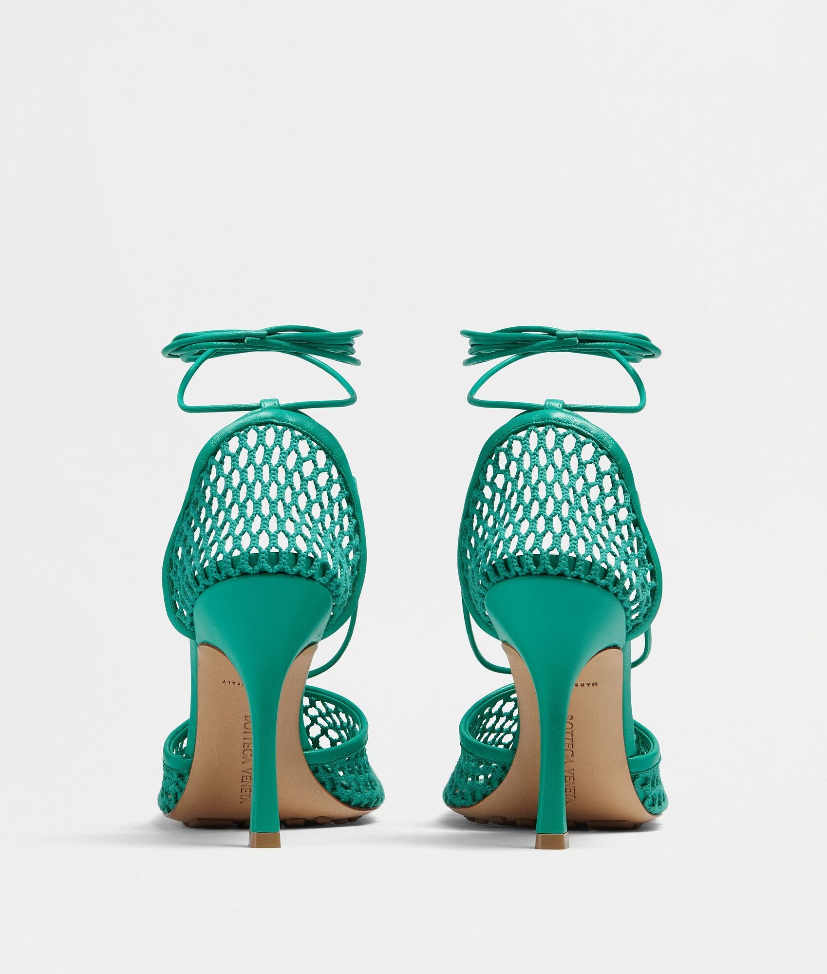 Bottega Veneta Stretch Lace Up Sandals