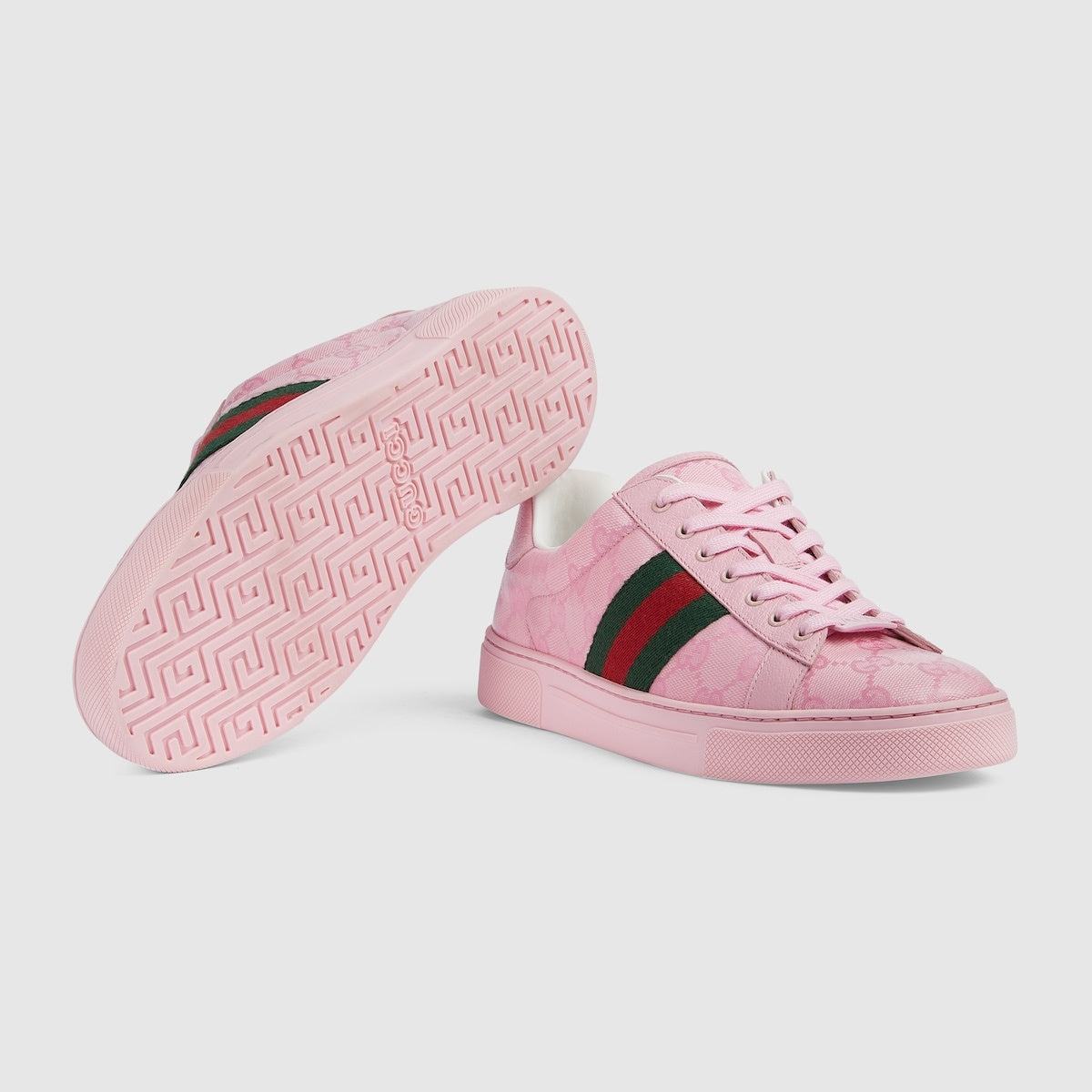 Gucci Ace Web Canvas Sneakers
