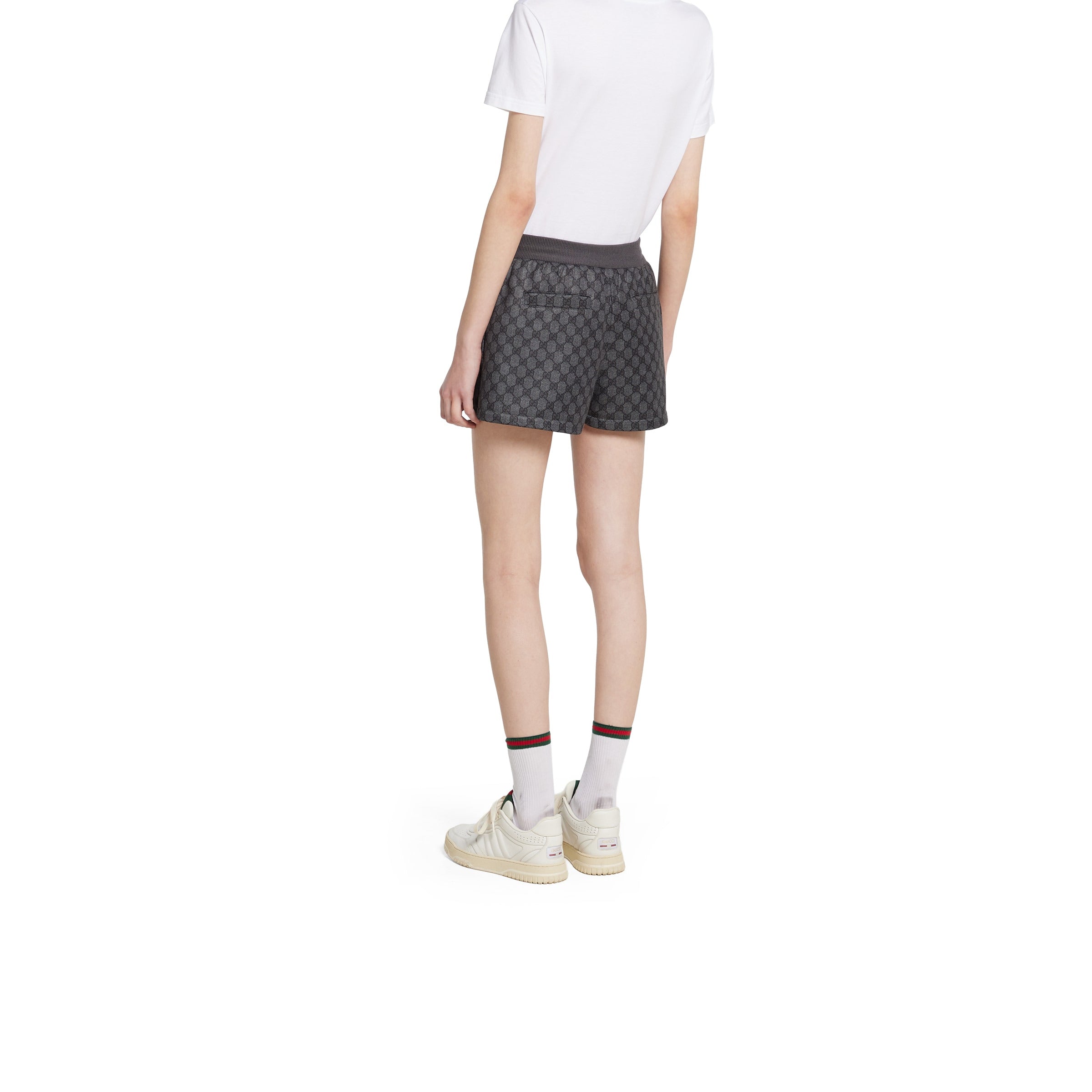 Gucci GG Printed Technical Jersey Shorts