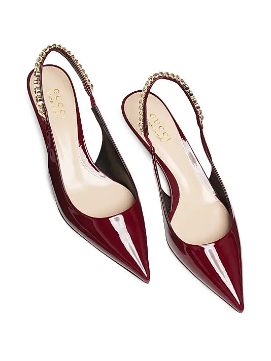 Gucci Signoria Slingback Pumps