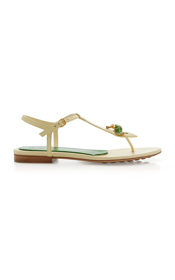 Bottega Veneta Rana Flora Thong Sandals