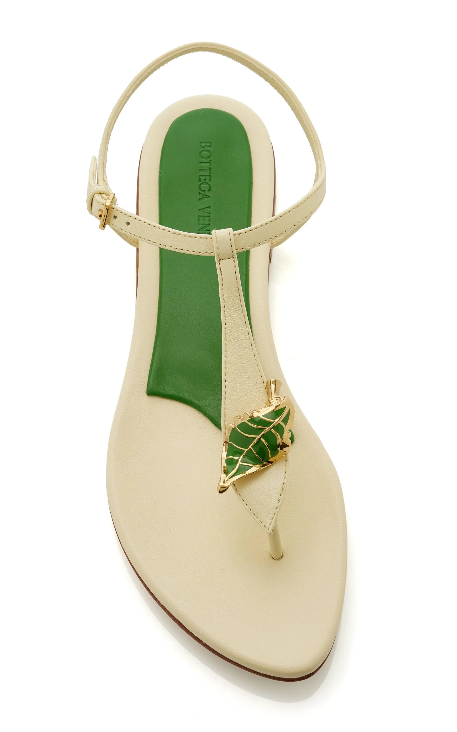 Bottega Veneta Rana Flora Thong Sandals