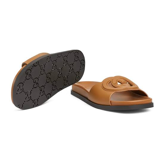 Gucci Interlocking G Slide Sandals