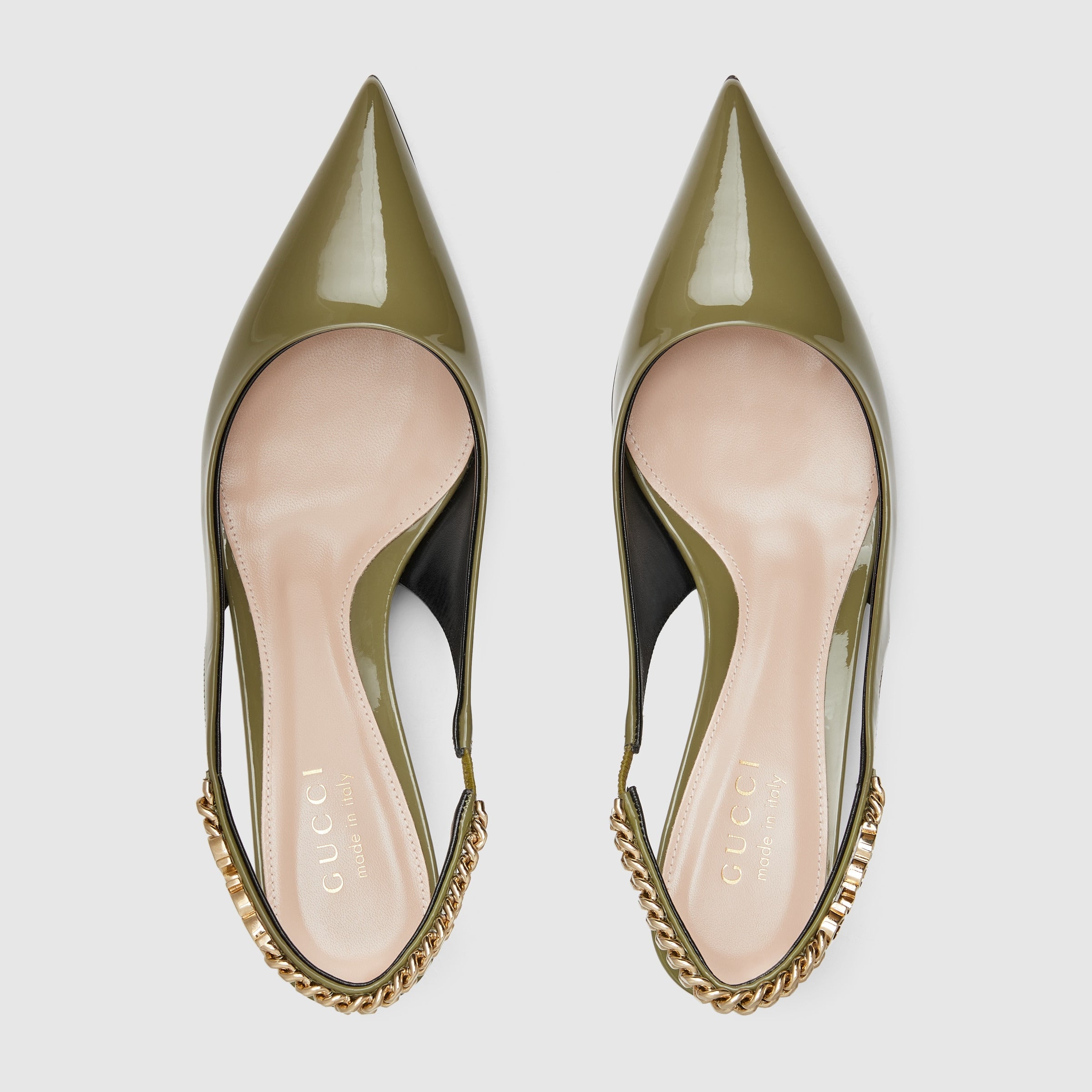 Gucci Signoria Leather Pumps