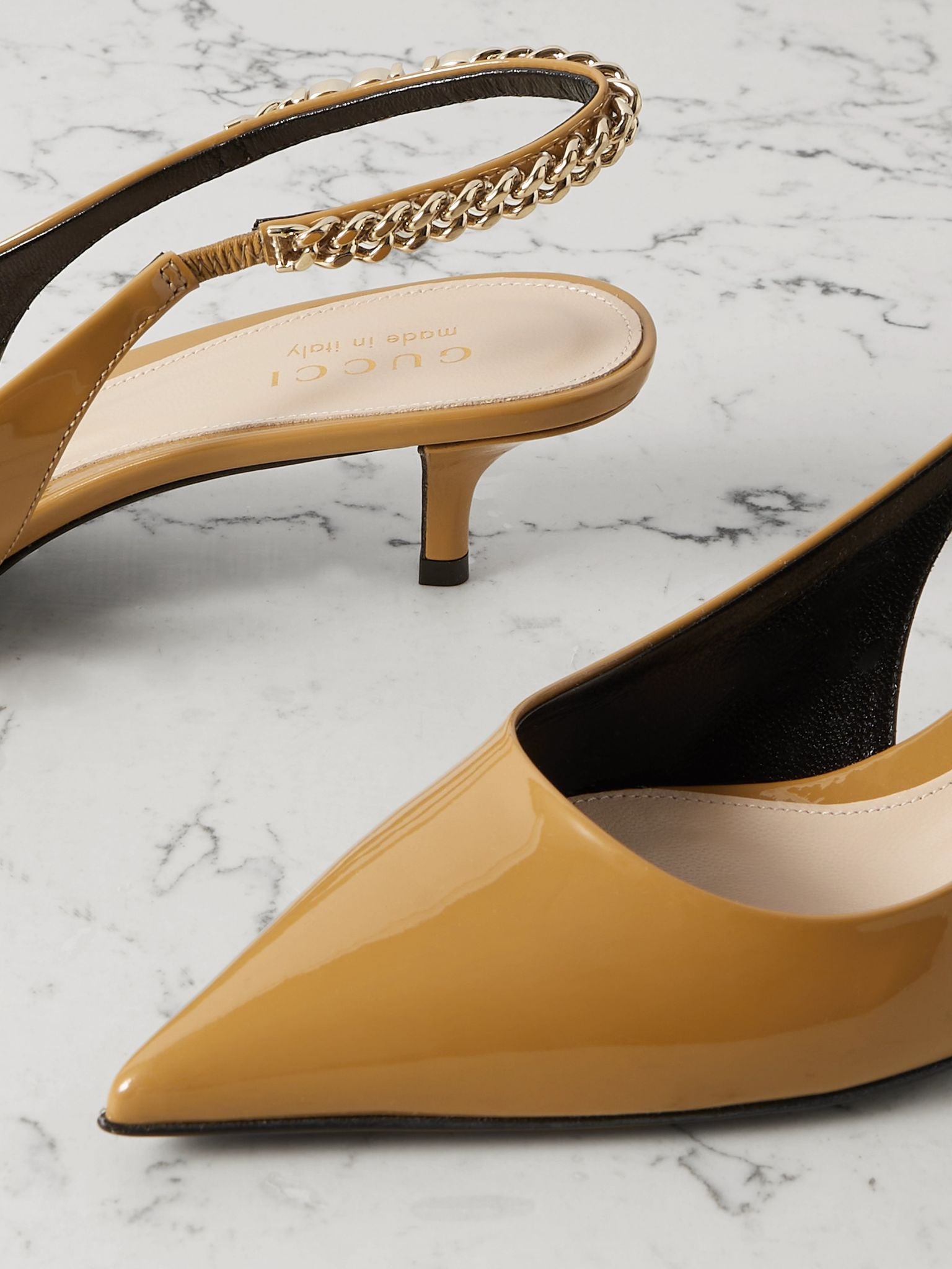 Gucci Signoria Leather Pumps