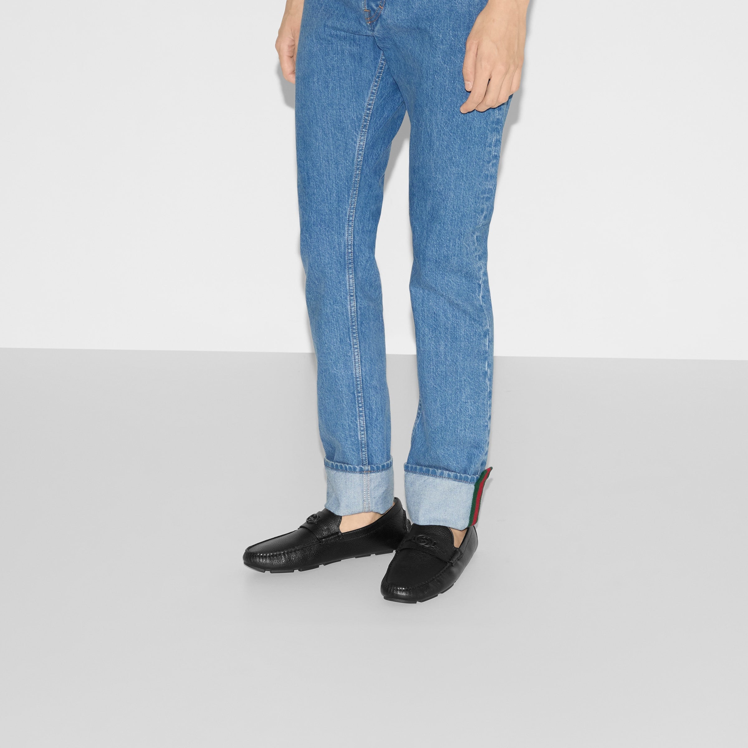 Gucci Interlocking G Driver Loafers