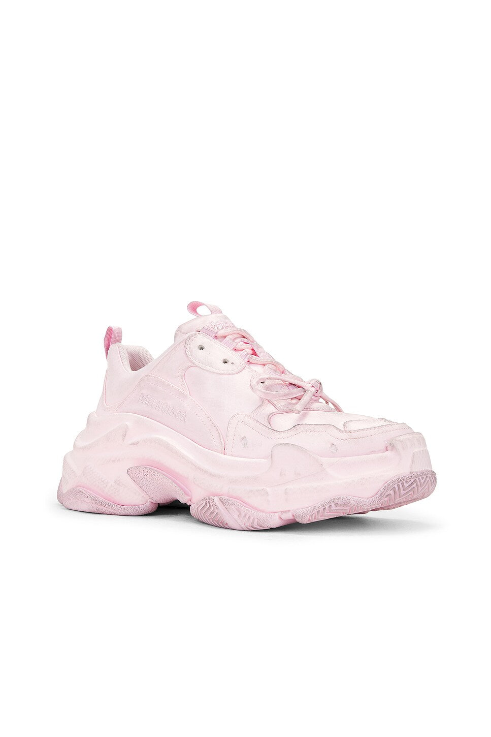 Balenciaga Triple S Satin Sneakers