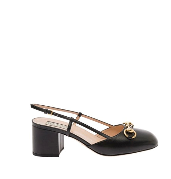 Gucci horsebit slingbacks