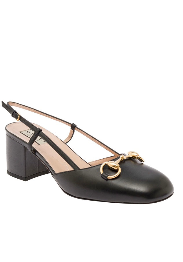 Gucci horsebit slingbacks