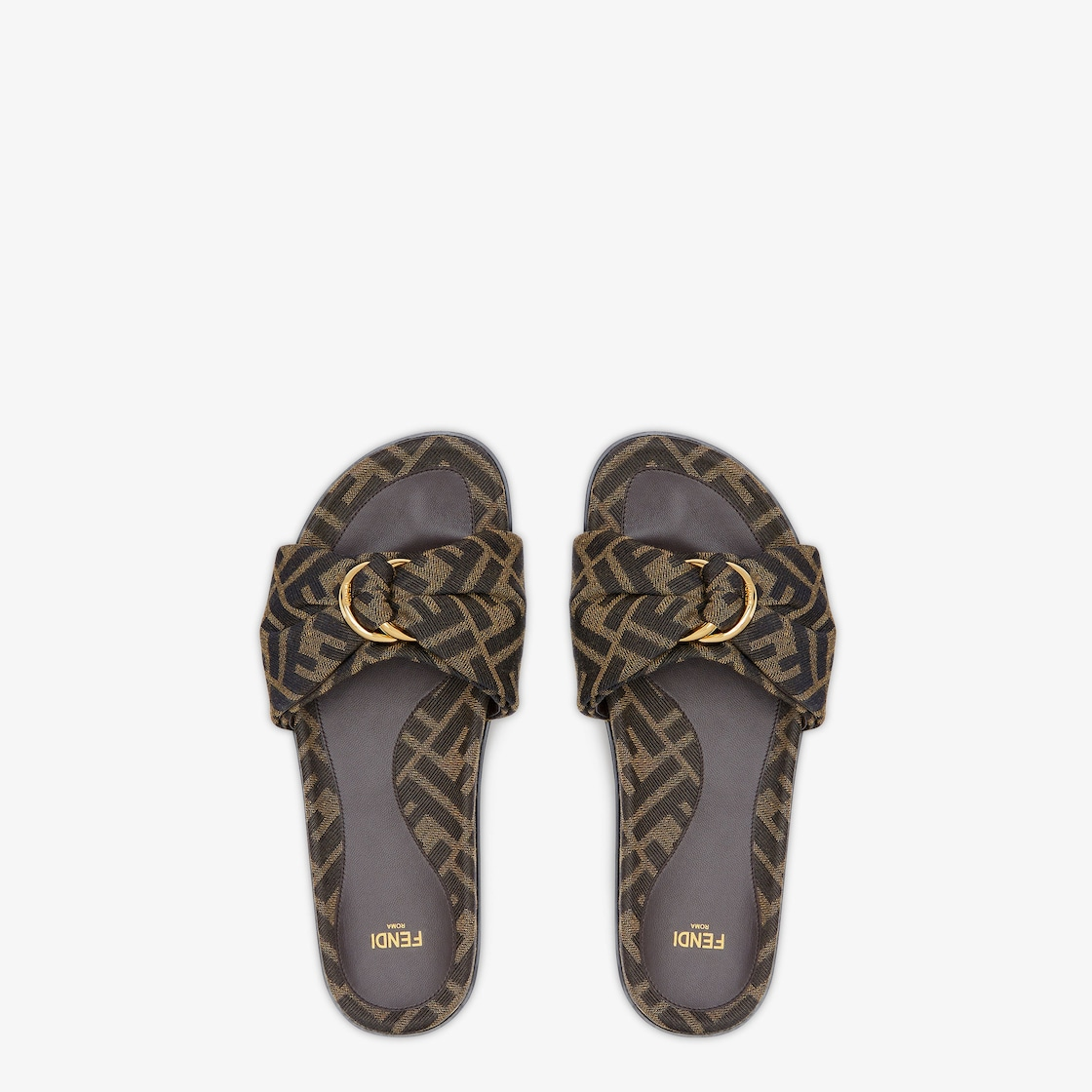 Fendi Feel FF Slide Sandals