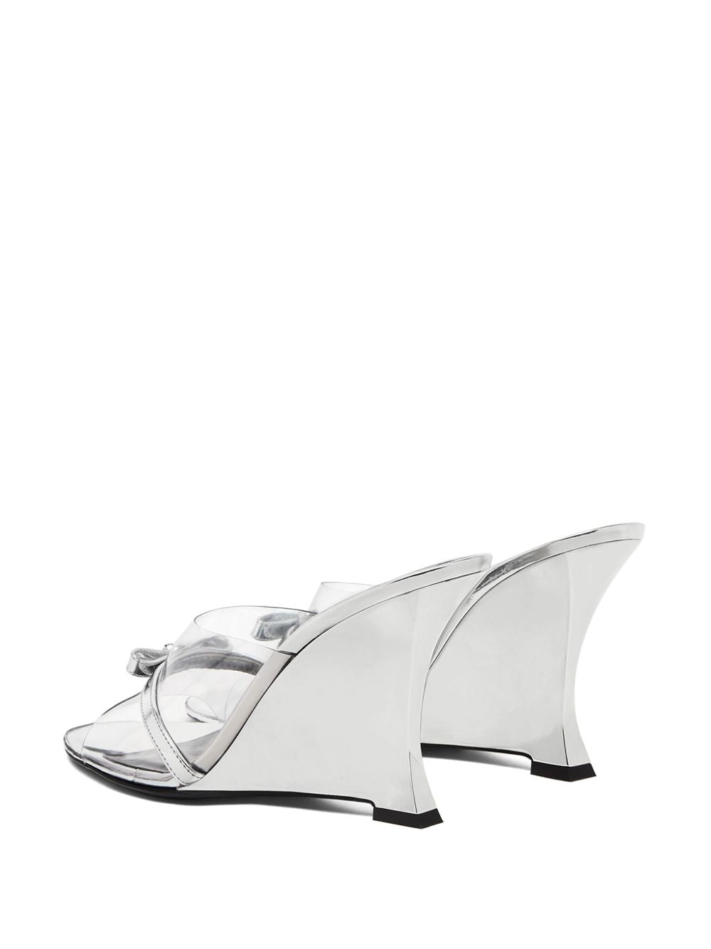 Versace Gianni Ribbon Wedge Mules 95mm