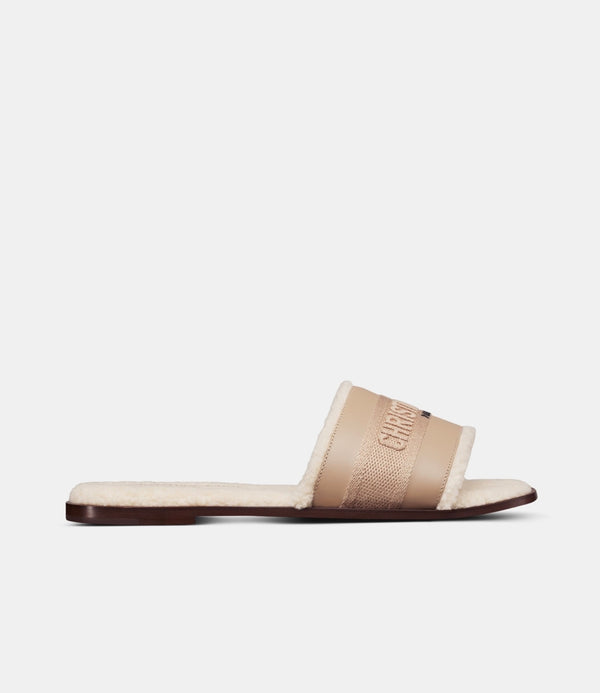 Dior Dway Wool Slide Sandals