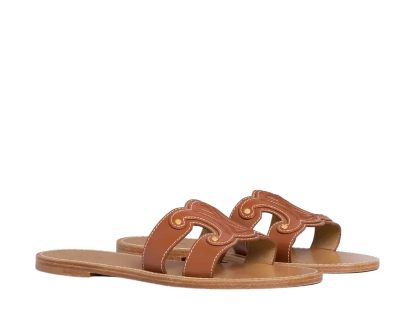Celine Triomphe Slide Sandals
