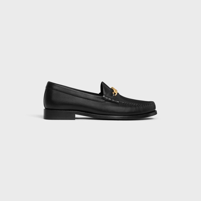 Celine Luco Triomphe Chain Loafers