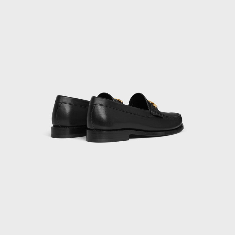 Celine Luco Triomphe Chain Loafers