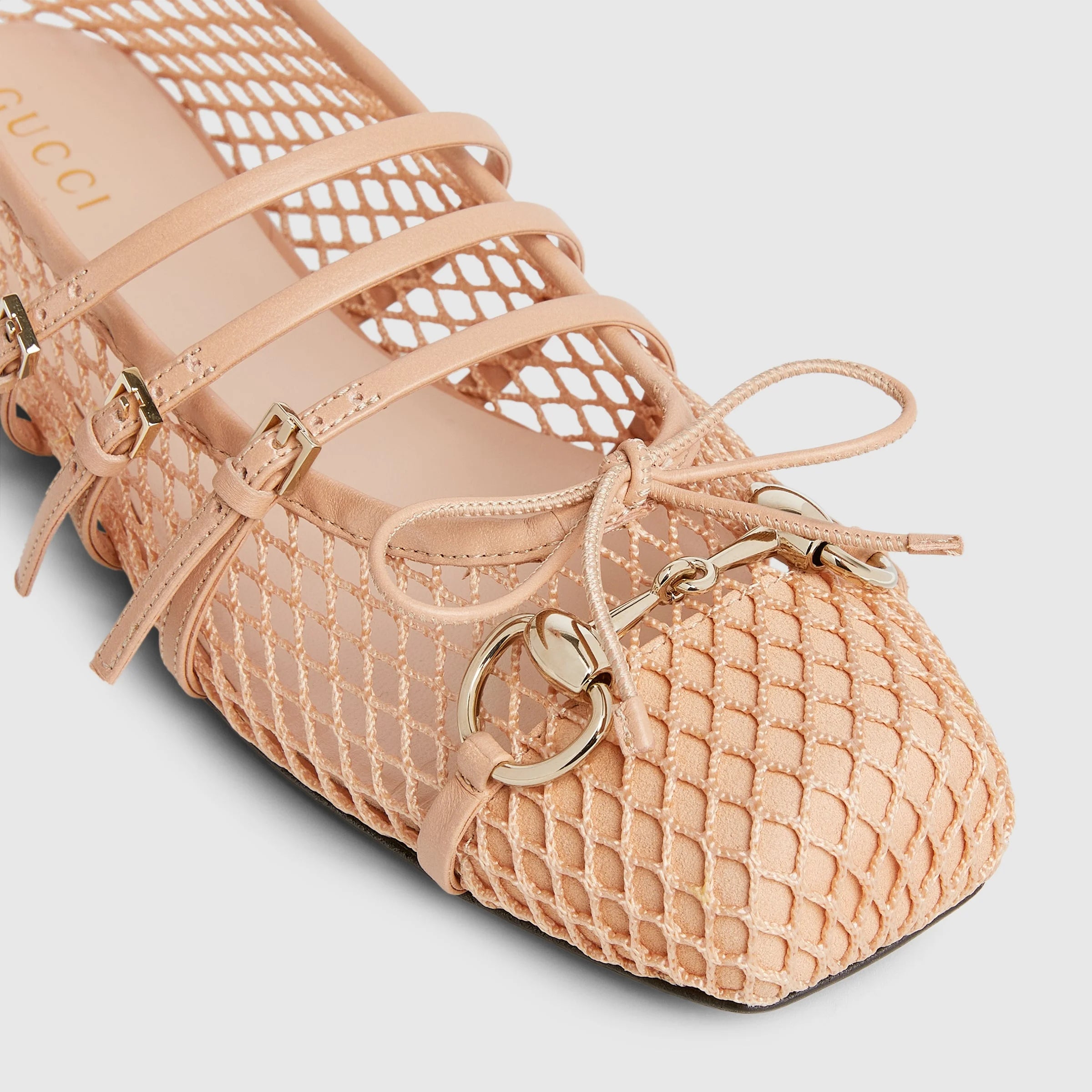 Gucci Horsebit Bow Ballet Flats